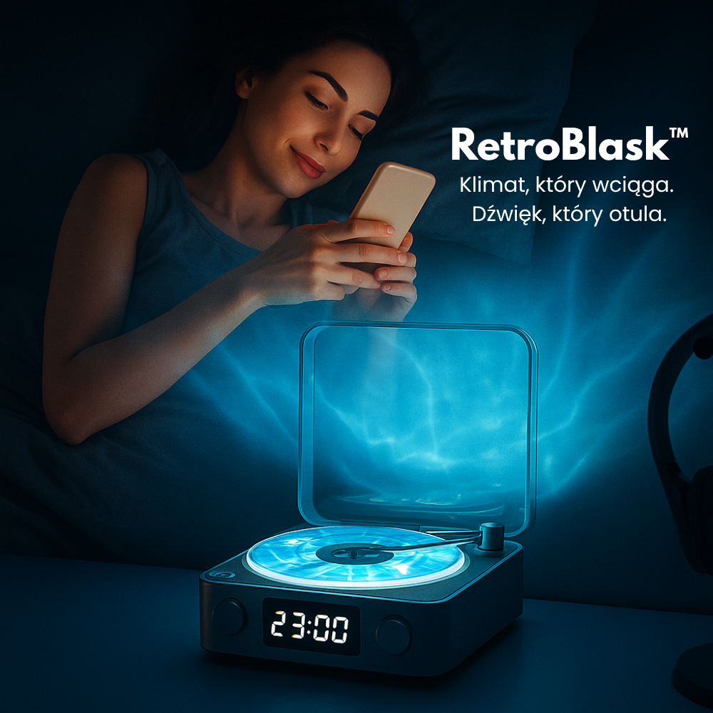 RetroBlask™ – Muzyka i Lampa w Stylu Retro, Które Tworzą Klimat